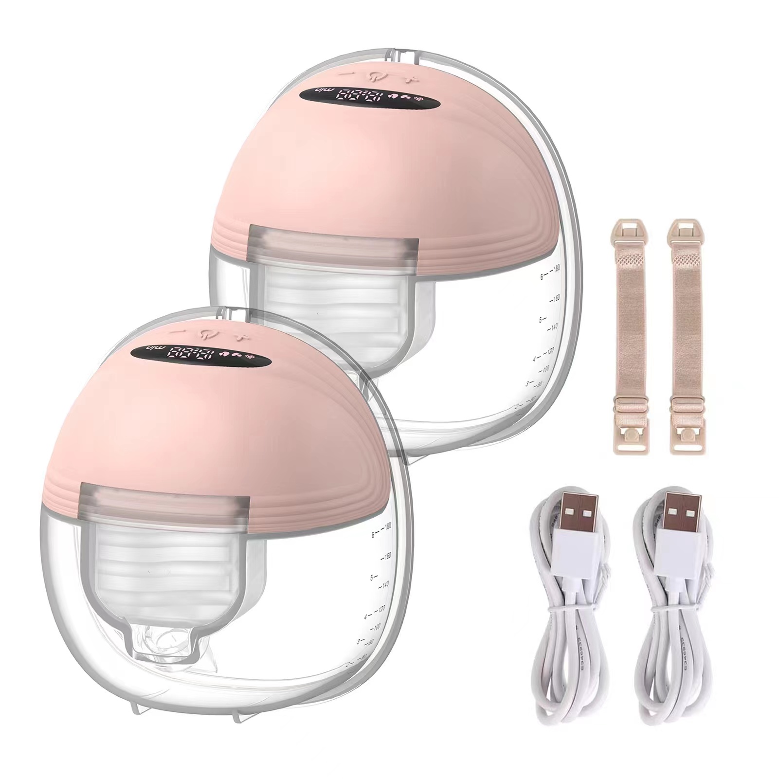 AliExpress Wearable Breast Pump Hands Free Electric Portable Wearable Breast Pumps Slient BPA-free Breastfeeding Milk Collector