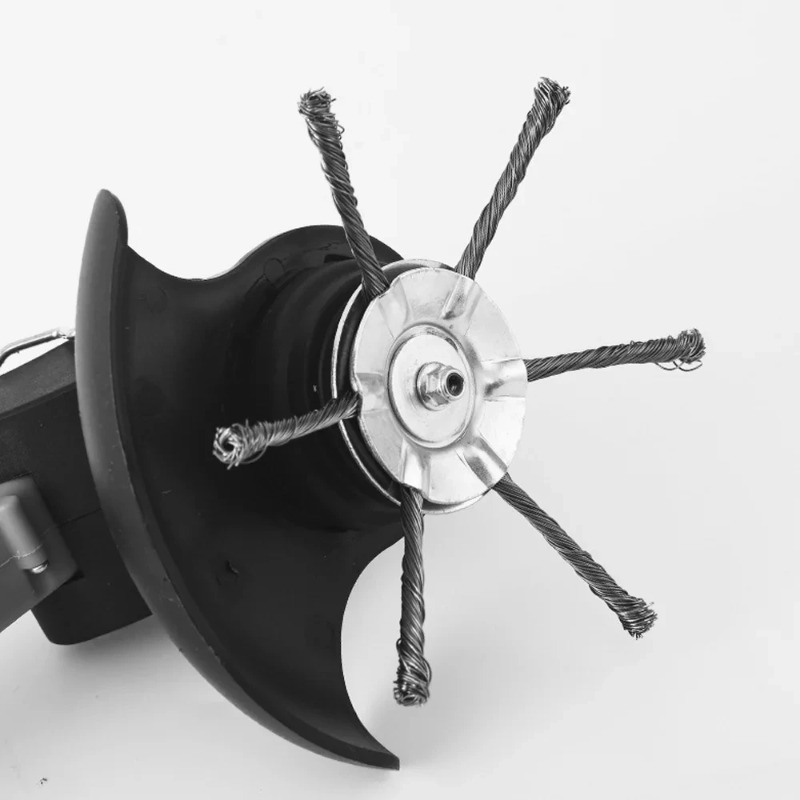 AliExpress Weed Brush Head Steel Wire Wheel Grass Trimmer Head Removal Moss Rust Lawn Mower Grass Brush Disc Weed Brush Trimmer Heads, view 6
