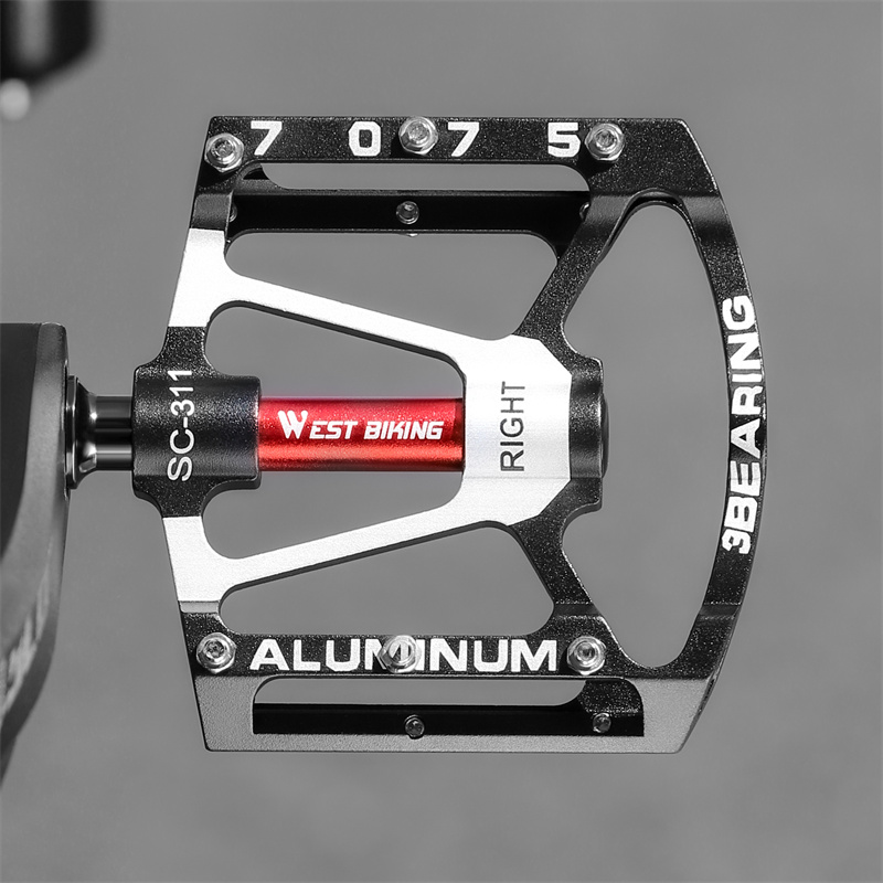 AliExpress WEST BIKING 3-Bearing CNC Aluminum Bike Pedals, view 6