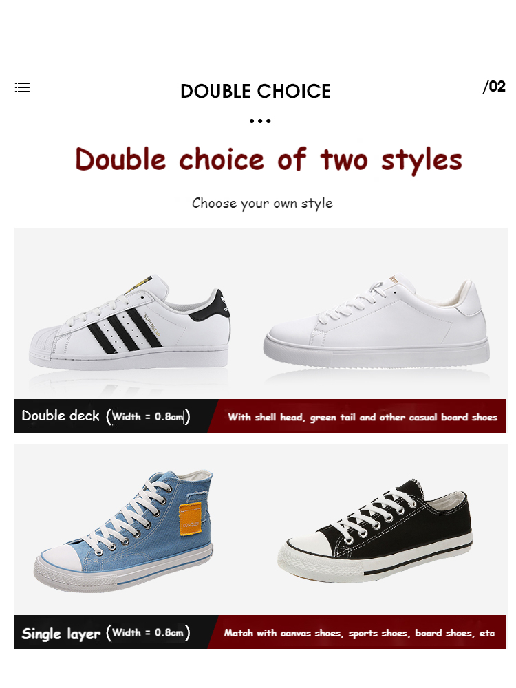 AliExpress Flat Sneaker Shoelaces (70 to 160 cm), view 5