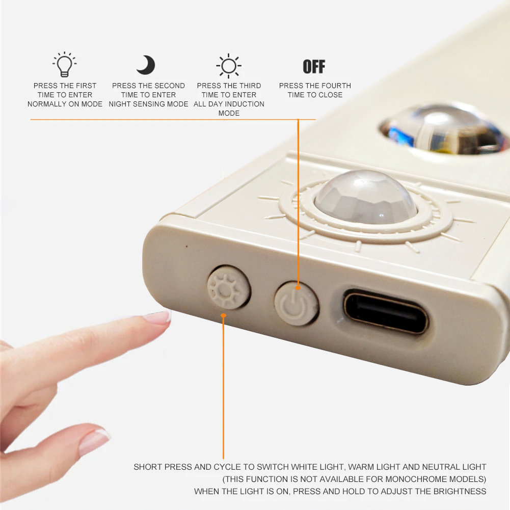 AliExpress Rechargeable Motion Sensor LED Cabinet Light, view 3