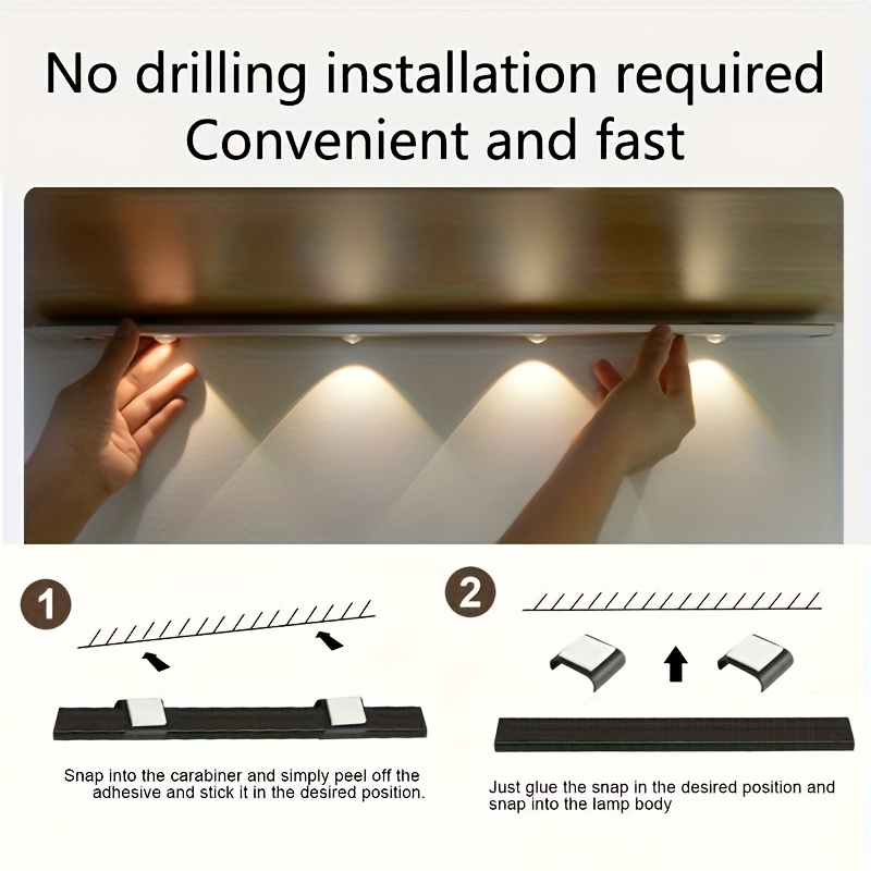 AliExpress Rechargeable Motion Sensor LED Cabinet Light, view 5