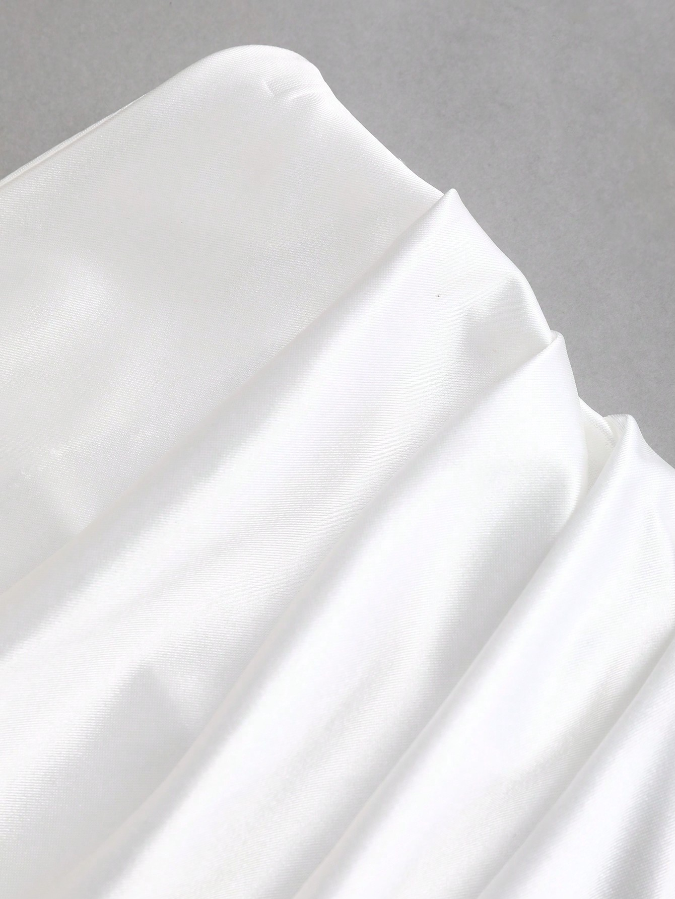 AliExpress White Pleated Fishtail Skirt, view 5