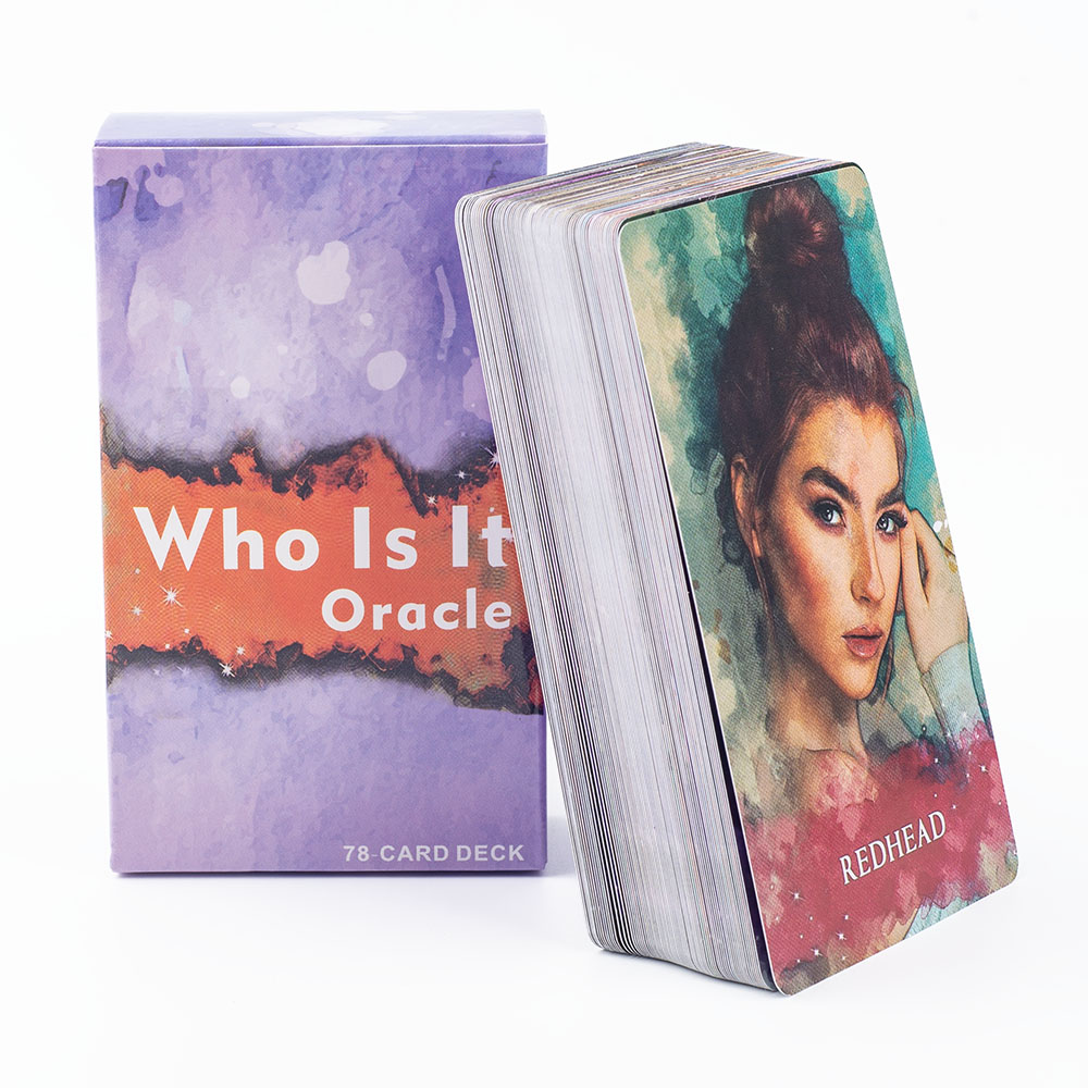 AliExpress Who Is It Oracle Cards 78 Cards About 10X6cm NO Guide For Family Party High Quality Fortune Telling Divination Tarot Cards Deck, view 3