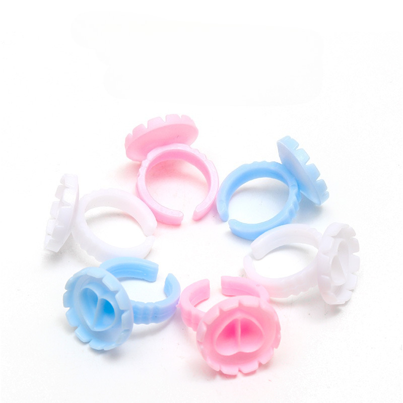 AliExpress Disposable Eyelash Glue Cup Rings (100-Pack)