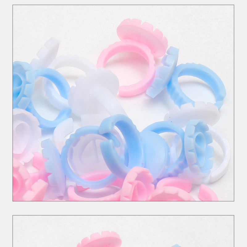 AliExpress Disposable Eyelash Glue Cup Rings (100-Pack), view 2