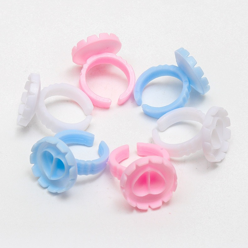 AliExpress Disposable Eyelash Glue Cup Rings (100-Pack), view 3