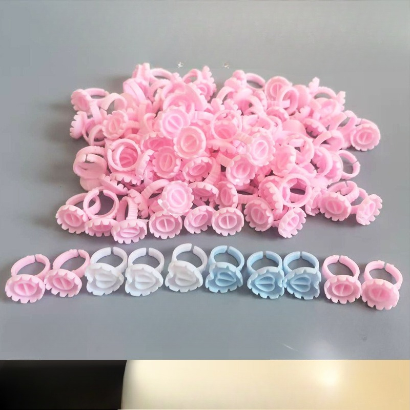 AliExpress Disposable Eyelash Glue Cup Rings (100-Pack), view 5
