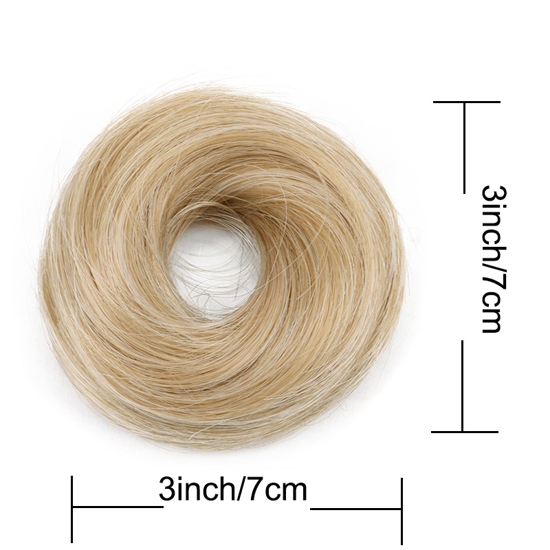 AliExpress WIGSIN Synthetic Messy Dount Hair Buns Updo Chignon With Elastic Hair Exension for Women Daily Lazy Hair Accessories, view 4