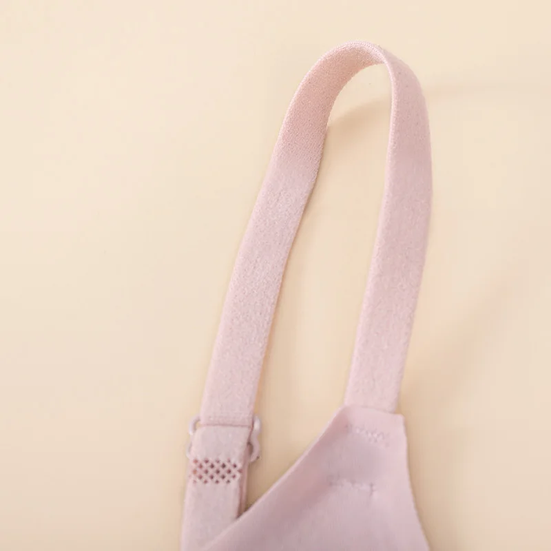 AliExpress Wire Free Seamless Nylon Bralette Women Non Padded Sports Bra Thin Comfortable Sleepwear, view 6
