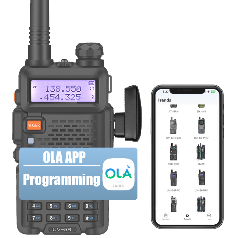 AliExpress Wireless Bluetooth Walkie Talkie Programmer Adapter for Baofeng UV-5R UV-82 BF-888S UV-5RH Two Way Radio K-Plug App Frequency Wr