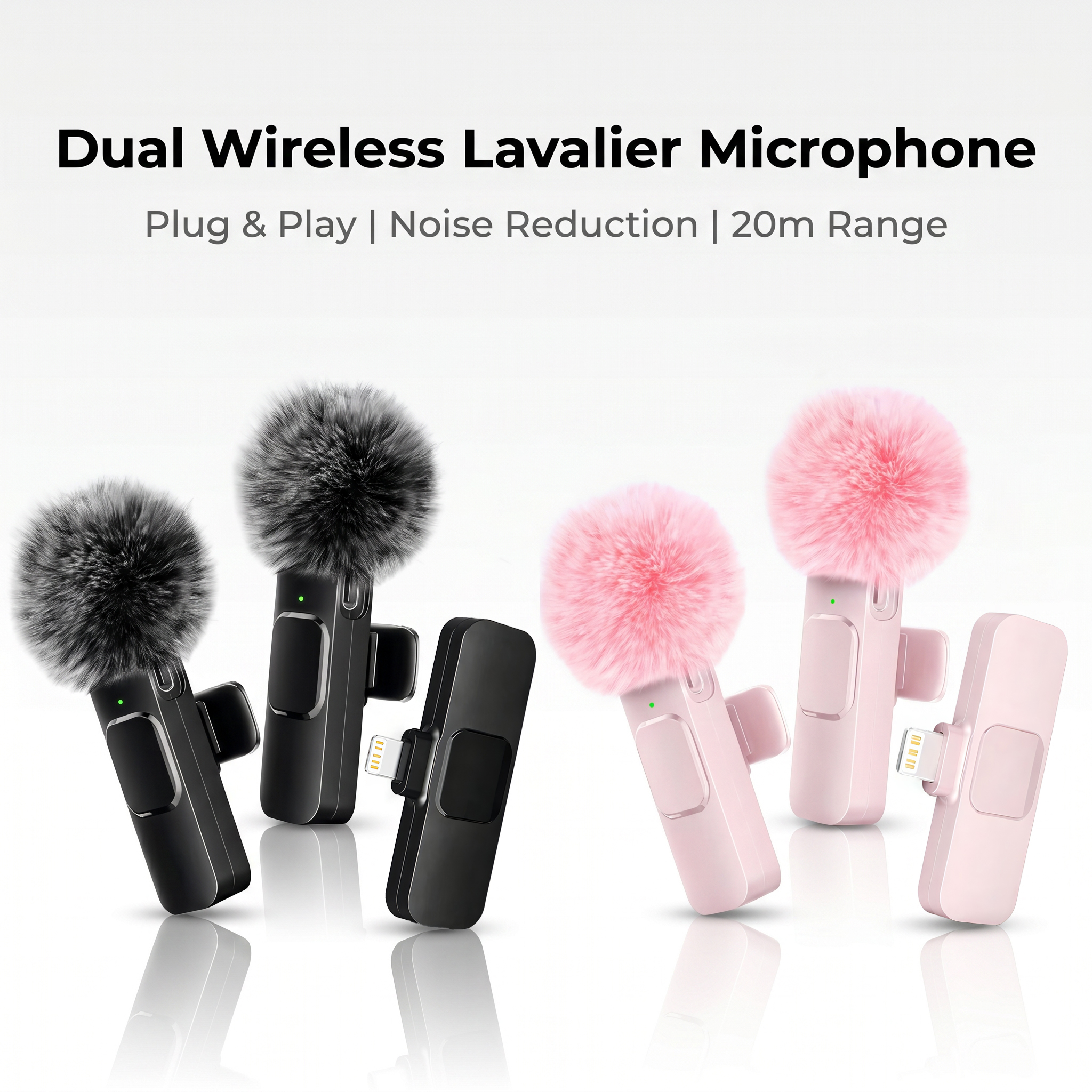 AliExpress Wireless Lapel Microphone, Lightning Connector Only, mini Clip Microphone, Suitable for Live Streaming, Vlogs, Interviews., view 3