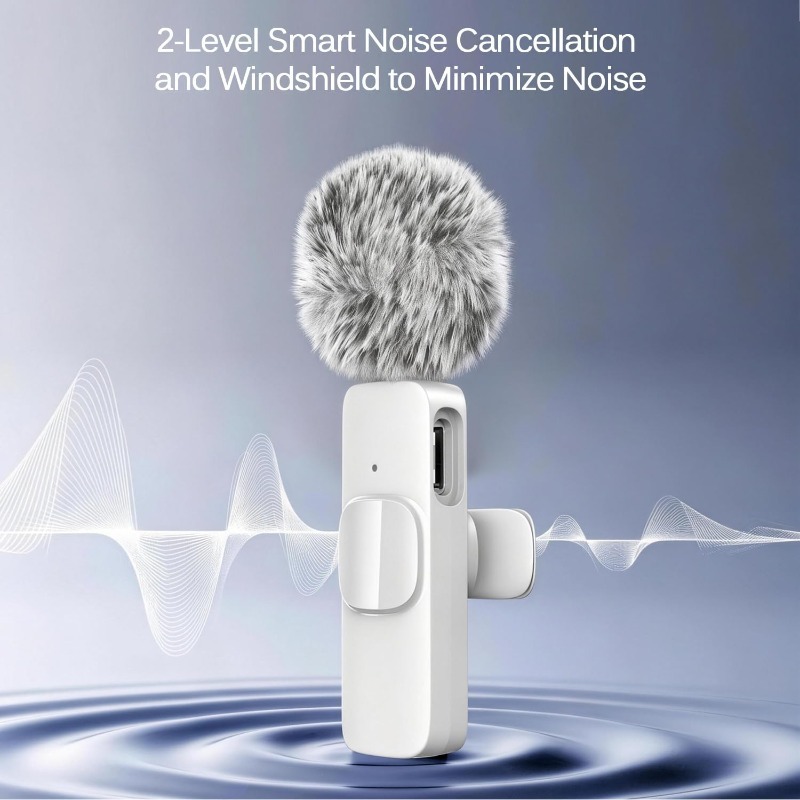 AliExpress Wireless Lavalier Microphone with Noise Cancellation