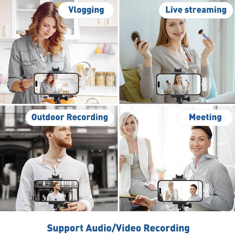 AliExpress Wireless Lavalier Microphone with Noise Cancellation, view 5