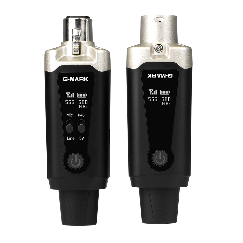 AliExpress Wireless Microphone System G-MARK GX1.1 UHF XLR Adapter 16 Channels Audio Transmitter And Receiver For 48V Phantom Power Condens, view 2
