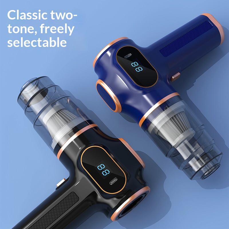AliExpress Wireless Portable Handheld Car Vacuum Cleaner with Suction Blowing Extraction Functions Rechargeable Car-Specific Cleaning Tool, view 4