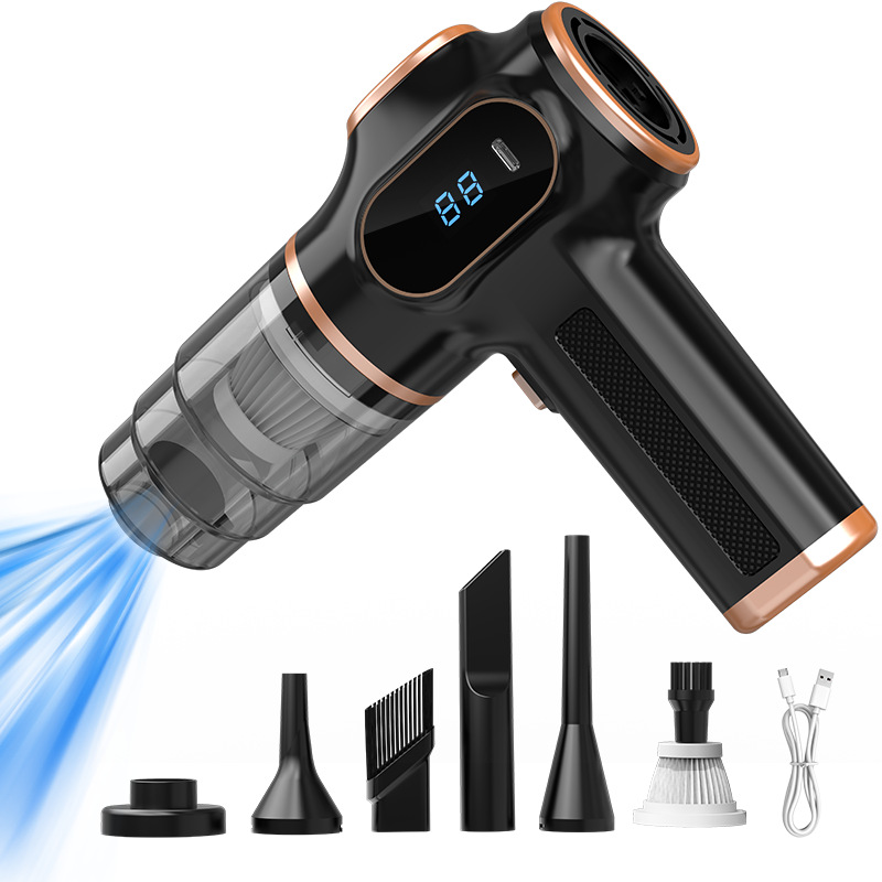 AliExpress Wireless Portable Handheld Car Vacuum Cleaner with Suction Blowing Extraction Functions Rechargeable Car-Specific Cleaning Tool, view 6