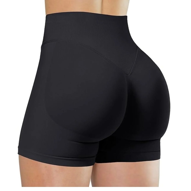 AliExpress Woman Gym Short Seamless Slim Leggings High Waist Fitness Training Yoga Clothing Running Butt Lifting Cycling Sports Shorts