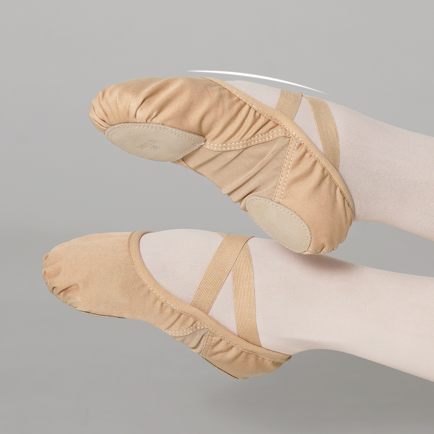 AliExpress Women Ballet Dance Shoes Split Sole Ballet Slippers for Girls Kids Breathable Ballet Shoes Ballerina Dance Slippers Ballet Flats, view 3