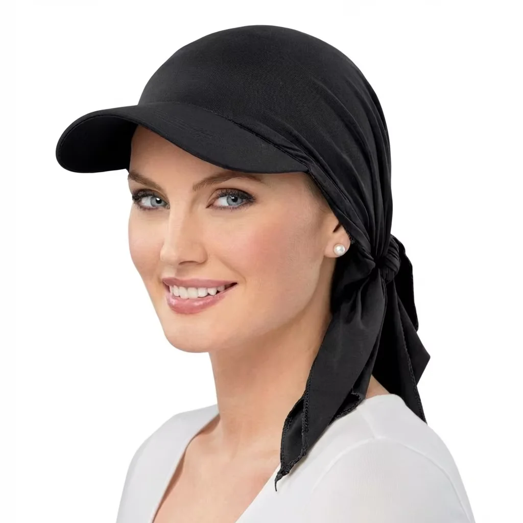 AliExpress Women Classic Solid ColorTurban Hat Outdoor Brim Sunshade Hats Curved Hat Baseball Cap Sun Hats Headscarf Scarf Femme