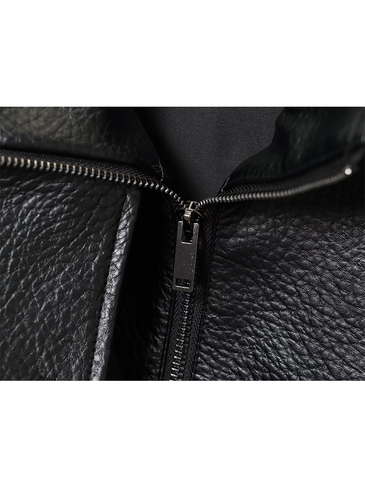 AliExpress Women Fashion Leather Jacket Autumn Winter Loose Causal PU Faux Leather Jackets Coat Fashion Street Motorcycle Jackets, view 6