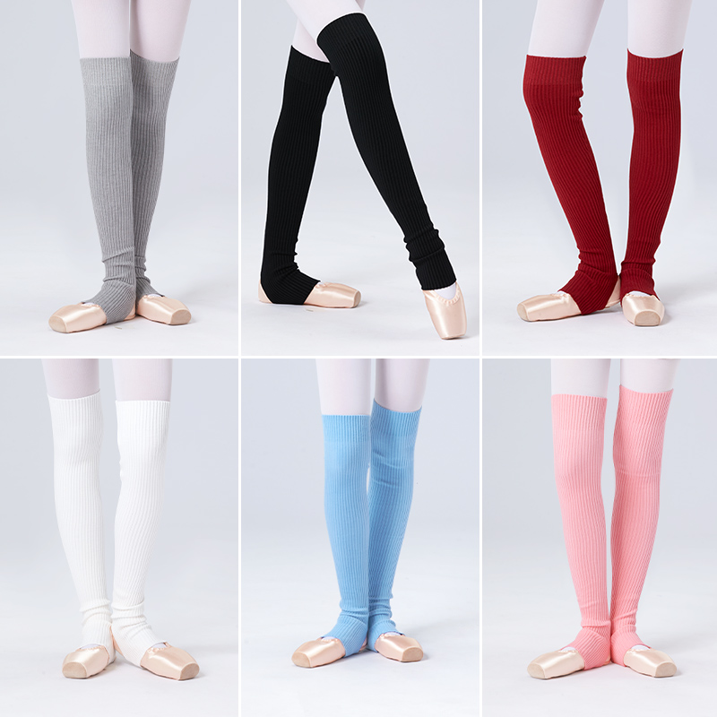 AliExpress Women Girls Ballet Leg Warmers Knitted Socks Ballet Socks Ballet Stockings Yoga Socks Daily Wear Gym Fitness Dance Socks, view 2