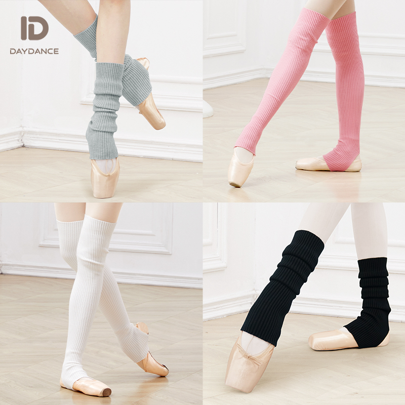 AliExpress Women Girls Ballet Leg Warmers Knitted Socks Ballet Socks Ballet Stockings Yoga Socks Daily Wear Gym Fitness Dance Socks, view 4