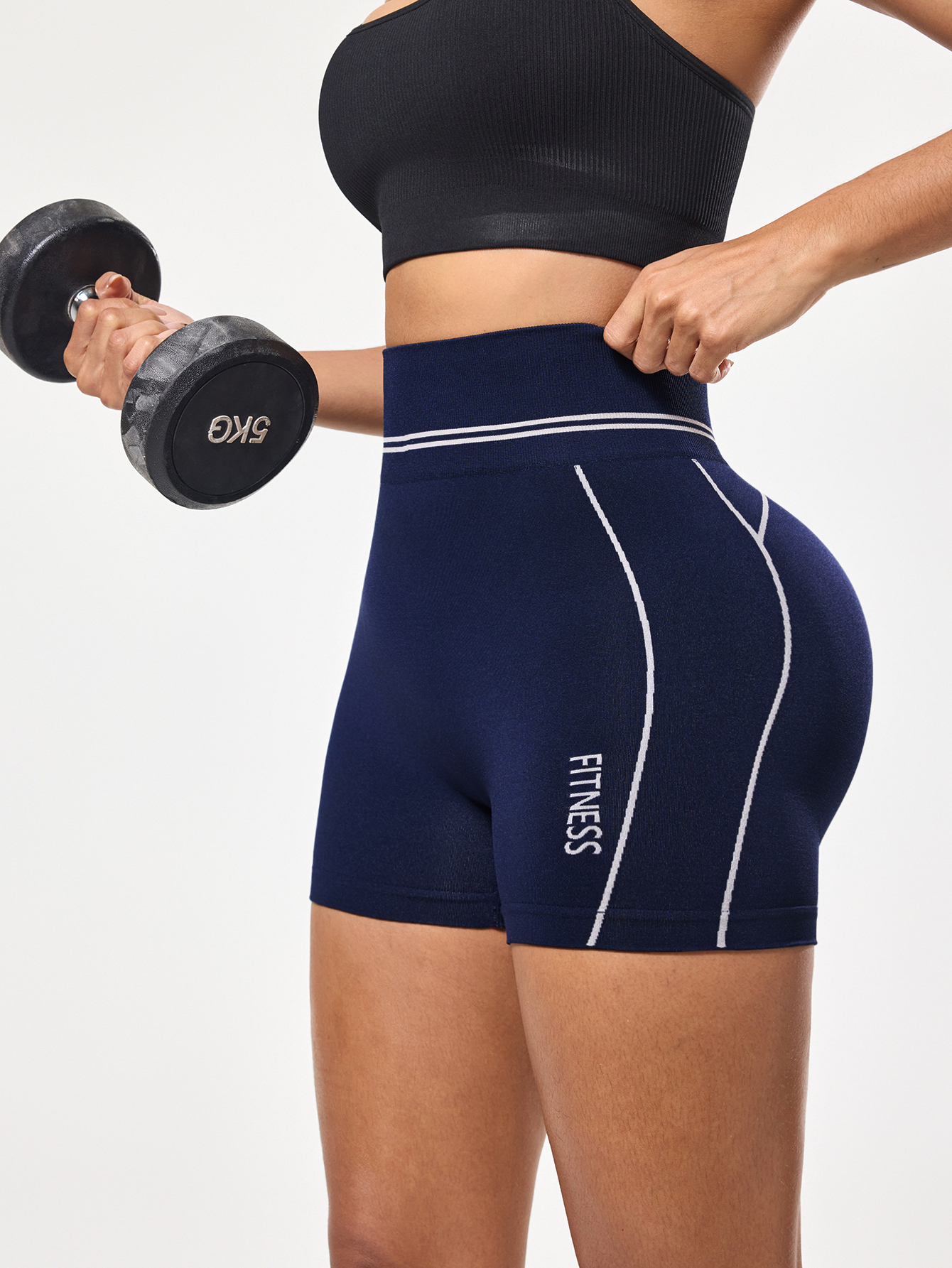 AliExpress Women High Waist Yoga Shorts Sportswear Woman Gym Shorts Leggings Fitness Running Activewear Tummy Control Workout Clothes