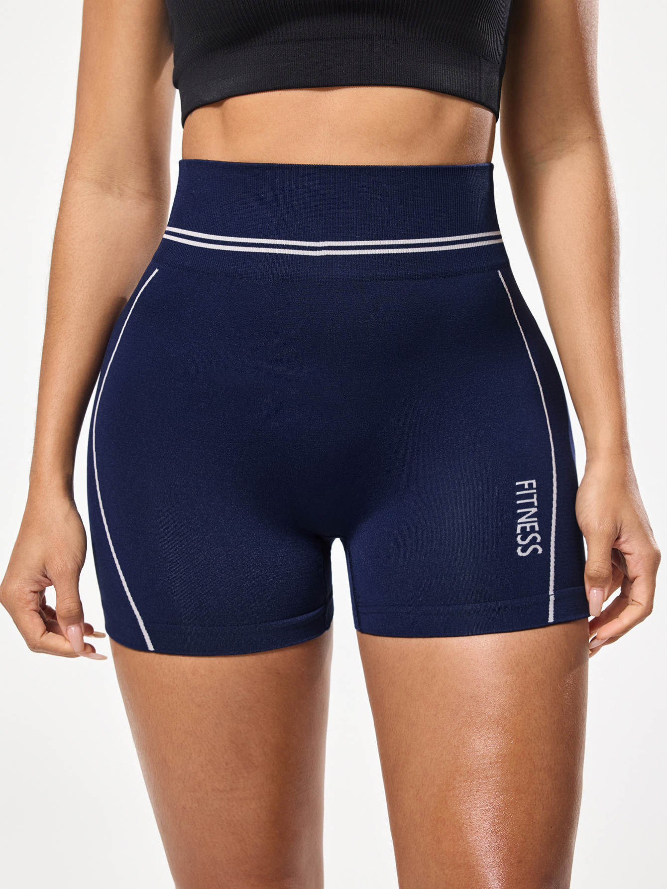 AliExpress Women High Waist Yoga Shorts Sportswear Woman Gym Shorts Leggings Fitness Running Activewear Tummy Control Workout Clothes, view 3