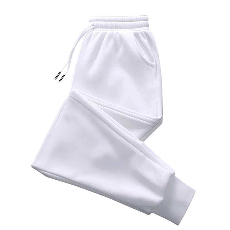 AliExpress Women Men No Printed Long Pants Women Casual Loose Fashion Outdoor Fitness Jogging Drawstring Sweatpants Daily Sweatpants, view 4