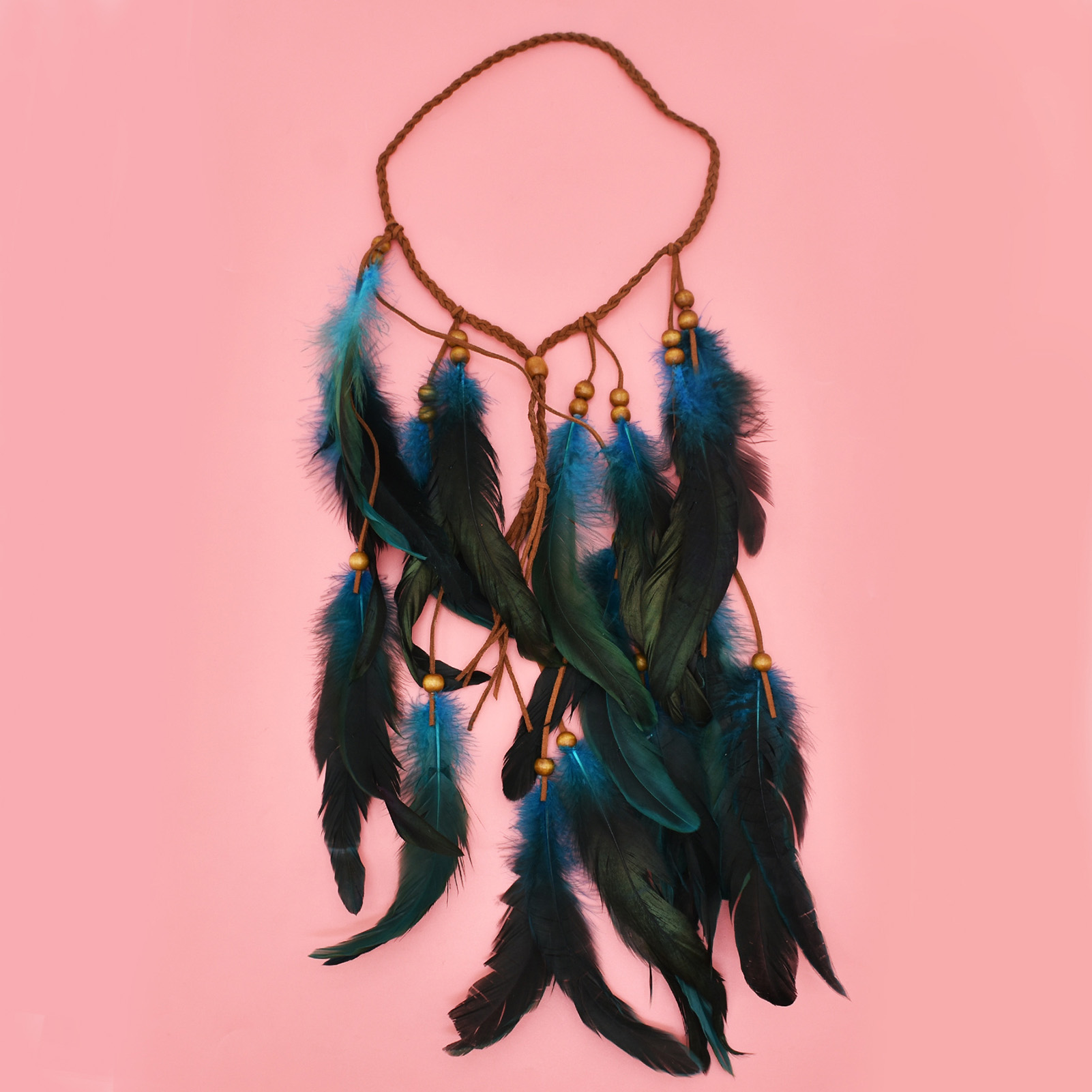 AliExpress Women Plumage Tassel Headpiece Handmade with Long Tassel Design for Kids Girls Vine Hair Band