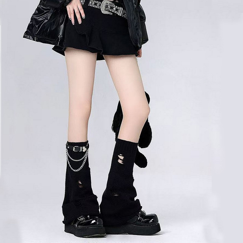 AliExpress Women Punk Leather Thigh Strap Sexy Elastic Gothic Leg Garter Belt Harajuku Hip-hop Leg Loop Ring Decoration, view 5