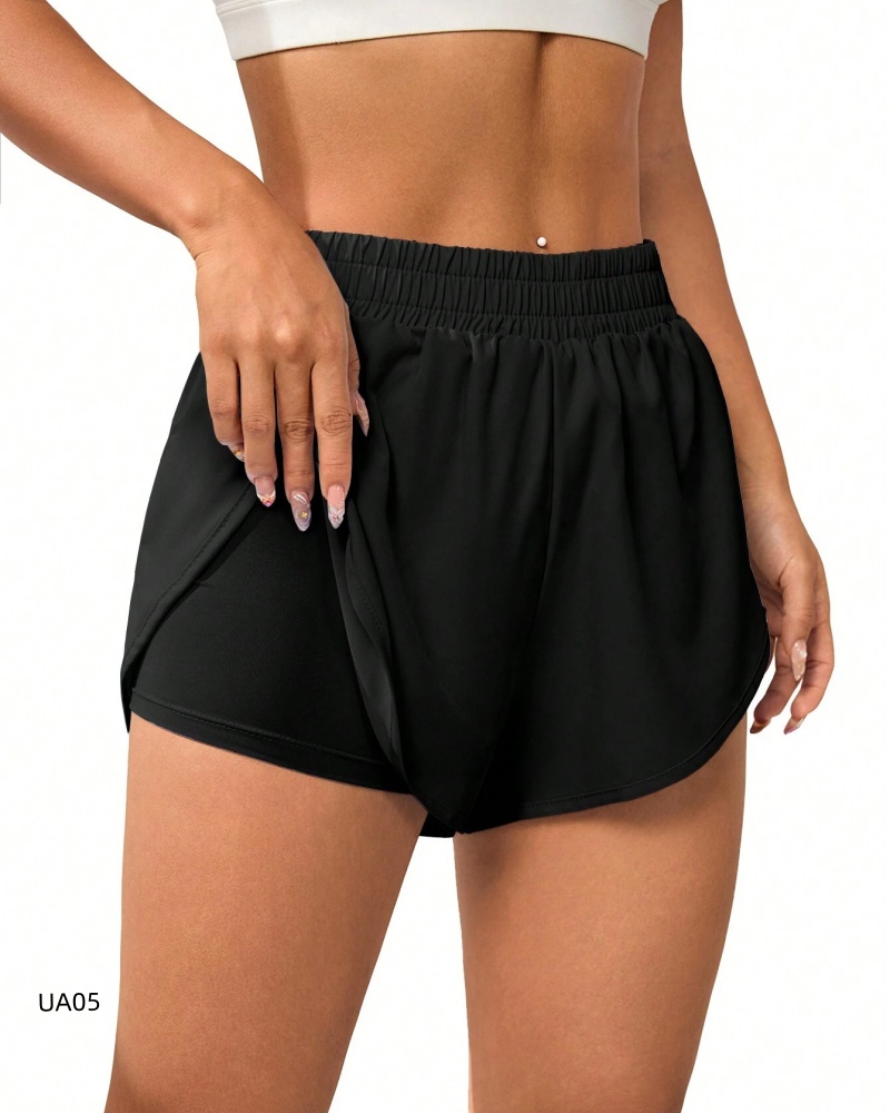 AliExpress Women's 2-in-1 Quick Dry Running Shorts High Waist Yoga Gym Workout Sports Anti-Chafe Athletic Shorts Tennis And Beach