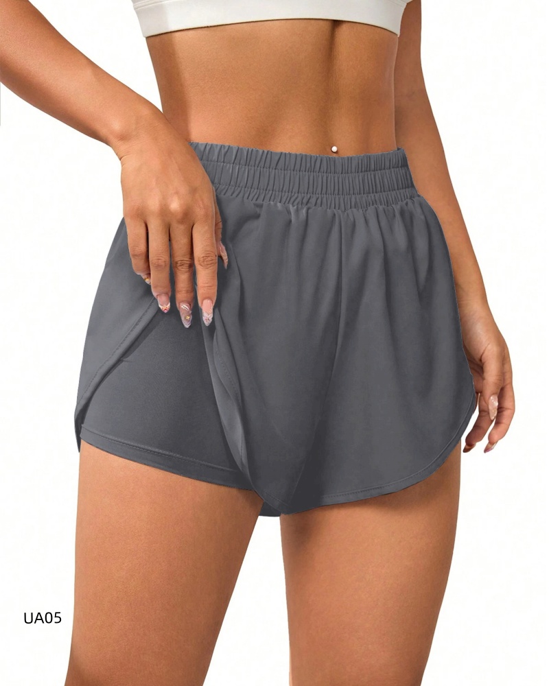 AliExpress Women's 2-in-1 Quick Dry Running Shorts High Waist Yoga Gym Workout Sports Anti-Chafe Athletic Shorts Tennis And Beach, view 2