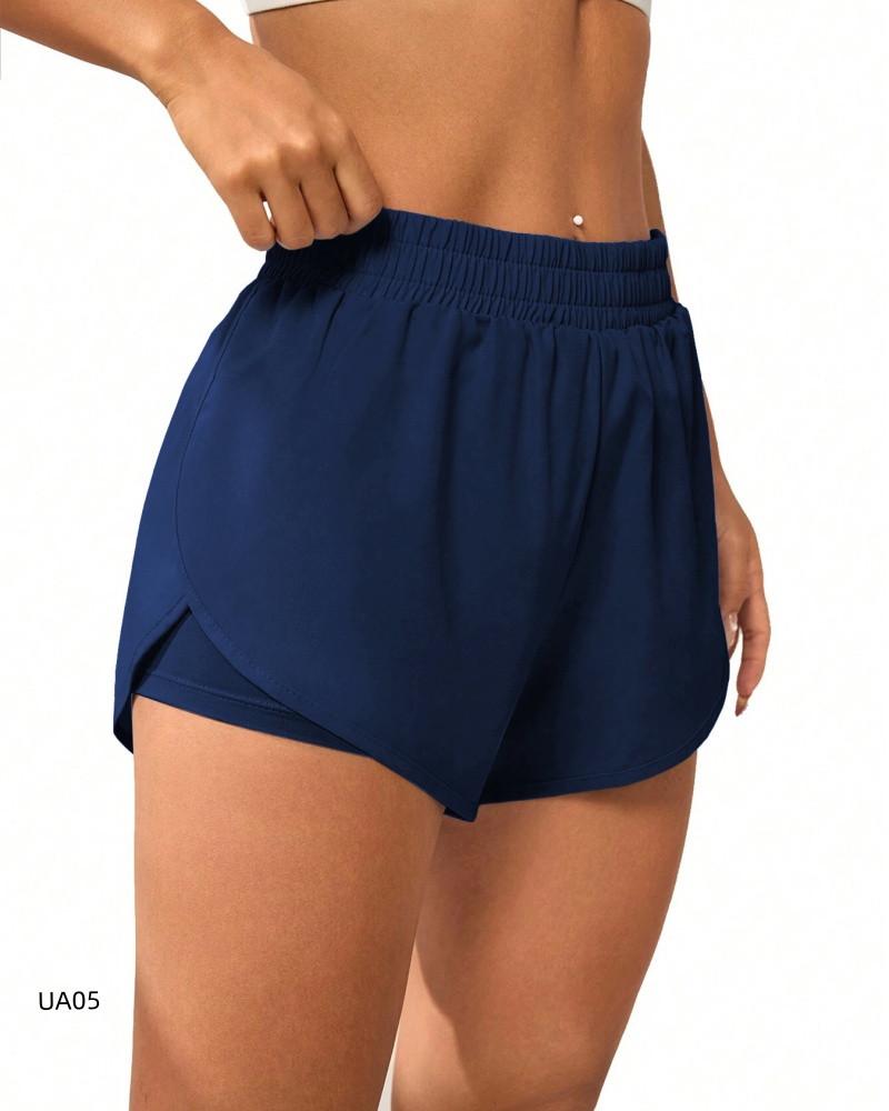 AliExpress Women's 2-in-1 Quick Dry Running Shorts High Waist Yoga Gym Workout Sports Anti-Chafe Athletic Shorts Tennis And Beach, view 3