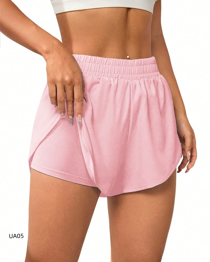 AliExpress Women's 2-in-1 Quick Dry Running Shorts High Waist Yoga Gym Workout Sports Anti-Chafe Athletic Shorts Tennis And Beach, view 4