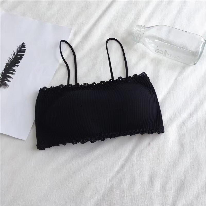AliExpress Women's Bra Female Tube Top Bra Women's Suspender Underwear Beautiful Tank Top Seamless Comfort Bra Sport Bra Lace Tops