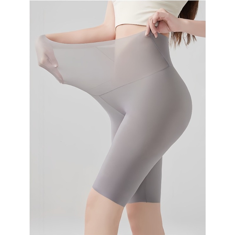 AliExpress Women's Plus Size Safety Shorts High Waist Elastic Anti-Chafing Under Skirt Shorts Ice Silk Seamless Breathable Underwear Pants
