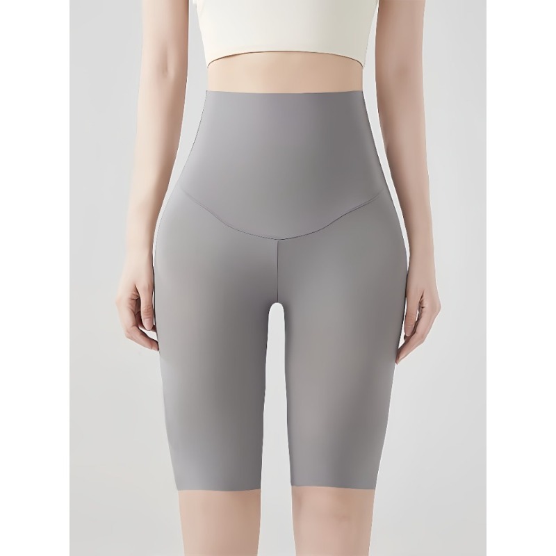 AliExpress Women's Plus Size Safety Shorts High Waist Elastic Anti-Chafing Under Skirt Shorts Ice Silk Seamless Breathable Underwear Pants, view 4