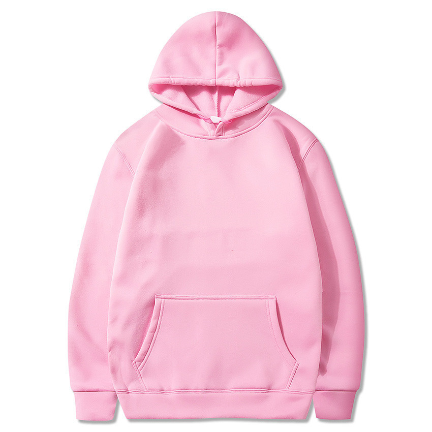 AliExpress Women's Solid Color Pocket Hoodies Sports Fitness Sweatshirts Fashionable Casual Pullovers Multi Color, view 4