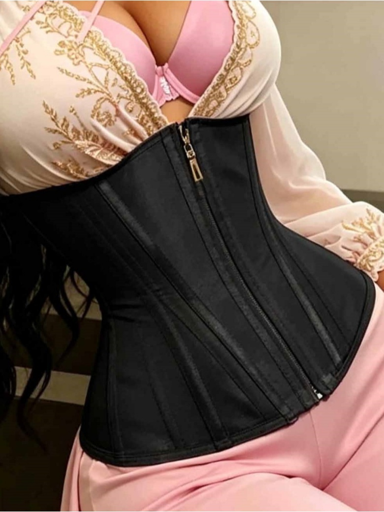AliExpress Women's Waist Cincher Triple-Button Zipper Design Long-Lasting Visible Waist Effect Fashion Accessory, view 3