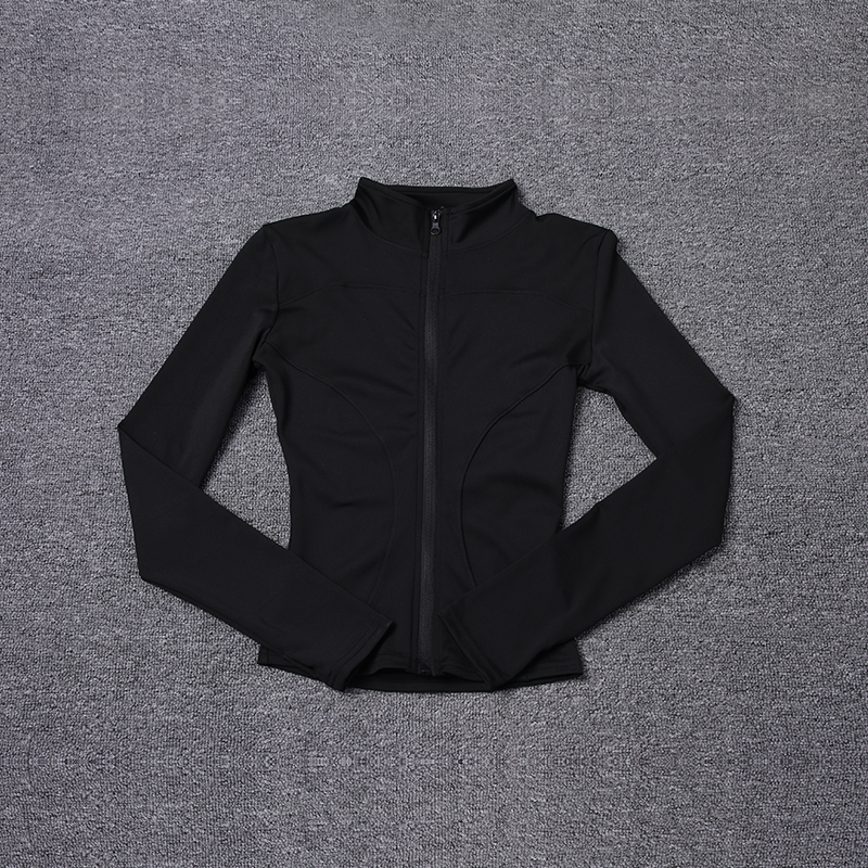 AliExpress Women Sport Jacket Long Sleeve Shirt Workout Coat Gym Training Clothing Yoga Sportswear, view 3