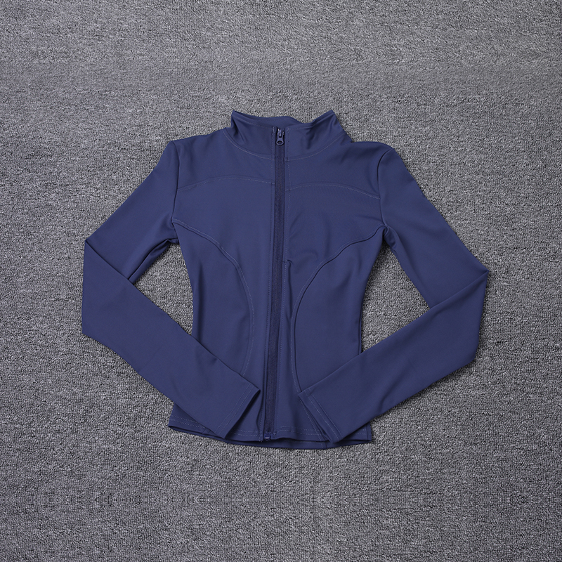 AliExpress Women Sport Jacket Long Sleeve Shirt Workout Coat Gym Training Clothing Yoga Sportswear, view 4