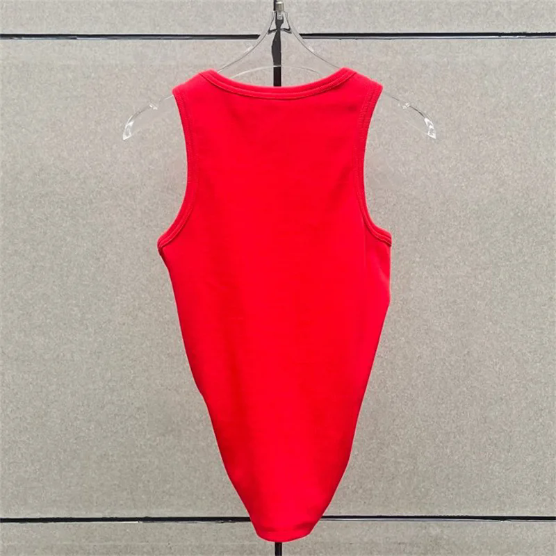 AliExpress Women t-shirts New twisted flower knotted sleeveless top for summer 2025 Elastic slim pure cotton women's vest corset crop top, view 6