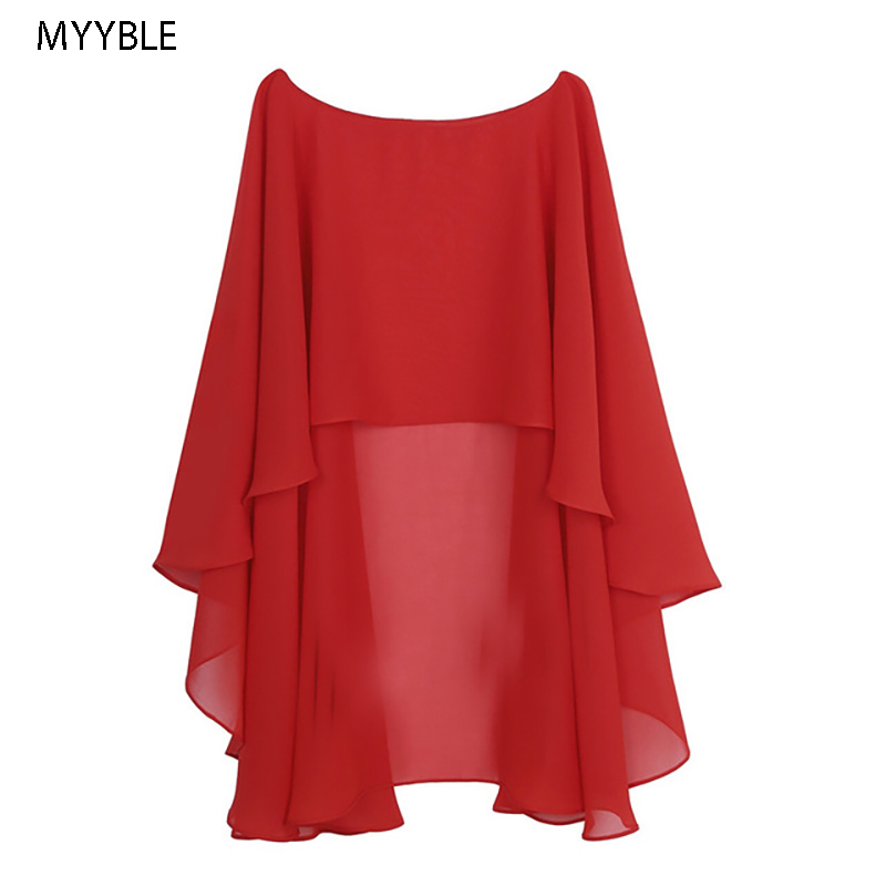 AliExpress Womens Ladies Soft Wedding Capes Wedding Jacket Wraps Chiffon Shrug Bridal Bolero Long Shawl and Wraps Evening Wedding Cover Up