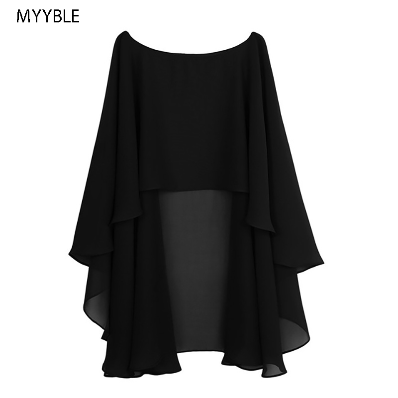AliExpress Womens Ladies Soft Wedding Capes Wedding Jacket Wraps Chiffon Shrug Bridal Bolero Long Shawl and Wraps Evening Wedding Cover Up, view 5