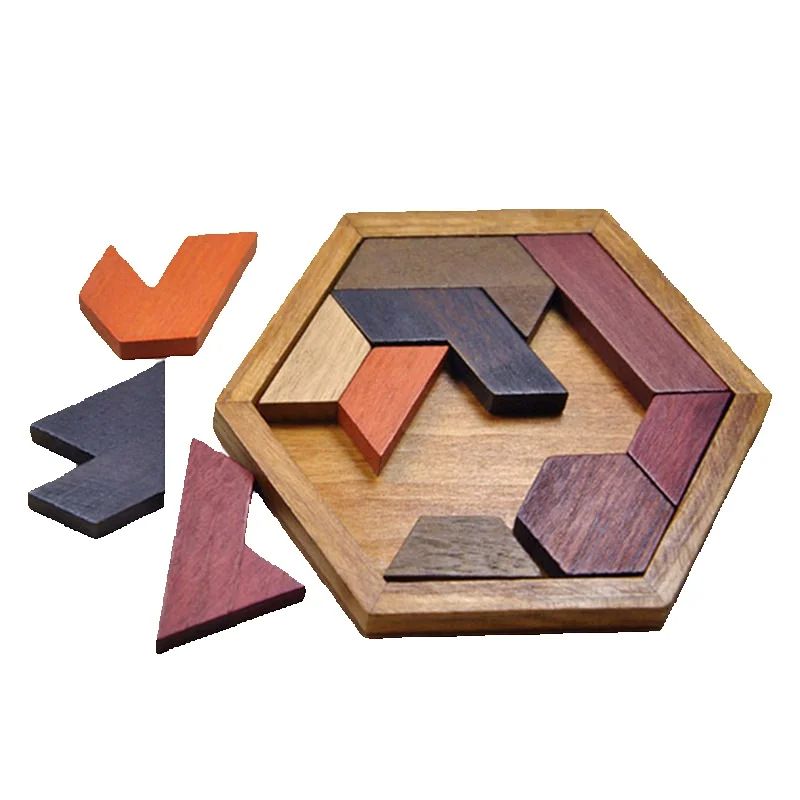 AliExpress Wooden Geometric Shape Jigsaw Board Puzzles Kids Brain Teaser Non Toxic Wood Toys for Children Educational