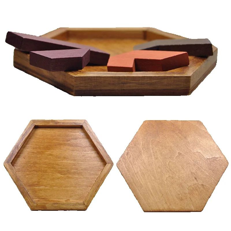 AliExpress Wooden Geometric Shape Jigsaw Board Puzzles Kids Brain Teaser Non Toxic Wood Toys for Children Educational, view 6