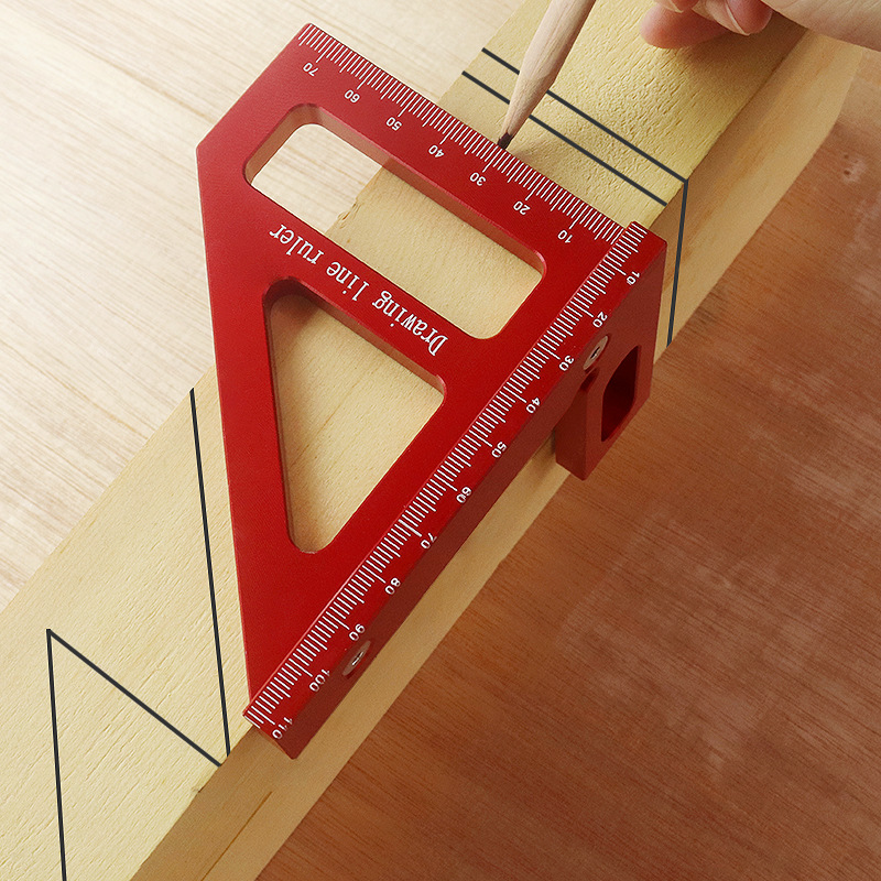 AliExpress Aluminum Miter Square and Protractor Ruler, view 2
