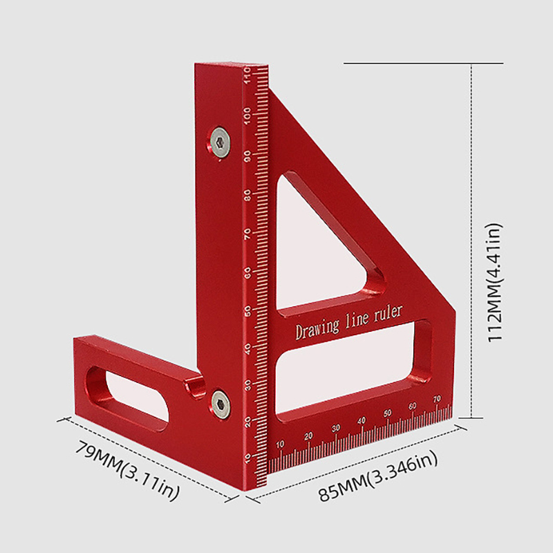 AliExpress Aluminum Miter Square and Protractor Ruler, view 5